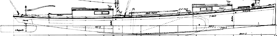 hull of a North Carolina Sharpie.